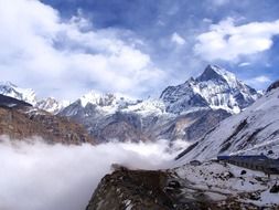 mountain landscape in Nepal