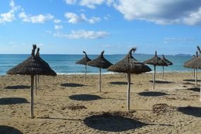 Winter beach in Majorca