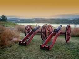 guns as a memory of the Battle of Antietam