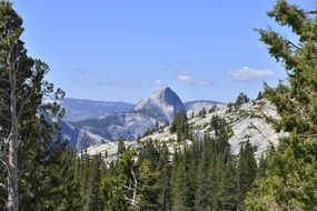 majestic mountains, usa, California, Yosemite National Park