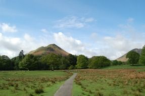 mountain scenic in nature