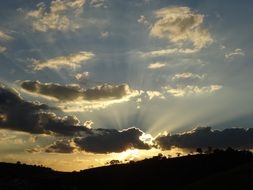 rays of sunshine dramatic landscape