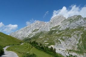 beautiful landscape of the mountains