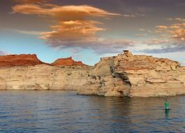 Landscape of beautiful Glen Canyon in Utah, USA