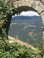 stone arch on the mountain