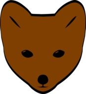 graphic image of a brown muzzle of an animal