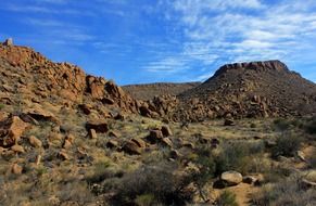 rocky landscape in Big Bend National Park, Texas