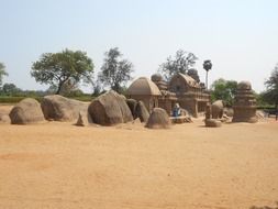 temple in the city of Mahabalipuram in india