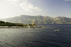 Beautiful landscape of summer nature