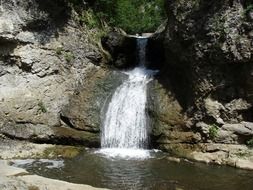 mountain waterfall in Bulgaria