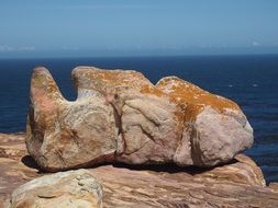 Stone boulders in South Africa