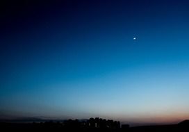 landscape of morning sky