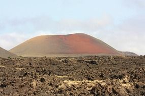 bizarre rocks on the Lanzarote island
