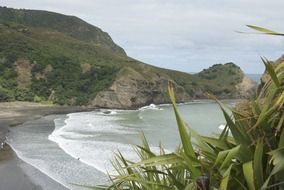 Piha's beautiful coastline, New Zealand