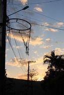 Basket for playing basketball