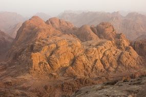 Mountains at dawn