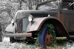 old big car