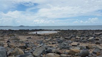 rocky ocean beach landscape