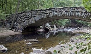 stone bridge over the creek