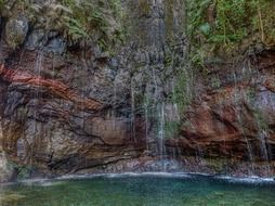 landscape of Madeira Mountains in Portugal