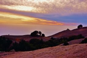 evening sand hills cloud sky view