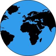 graphic earth globe