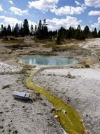 bewitching geothermal pond