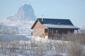 cabin winter