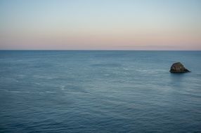 stone in the sea