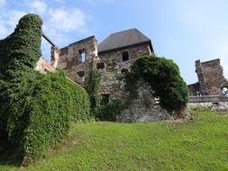 Ruins of an ancient castle in Austria