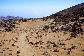 path trace in Stone desert