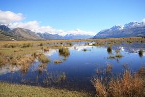 aoraki, scenic landscape, New Zealand, Mount Cook national park