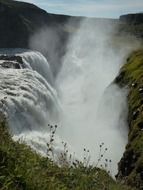 Beautiful Gullfoss waterfall