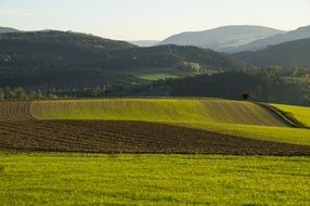 highlands landscape in Sauerland