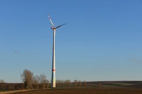 Lonely wind turbine