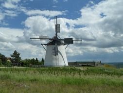 Landscape with the windmill