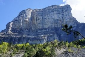 scenic mountain in france