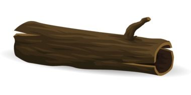 painted brown brvno with a knot