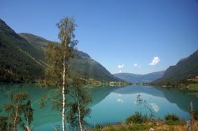 Landscape of nature in scandinavia