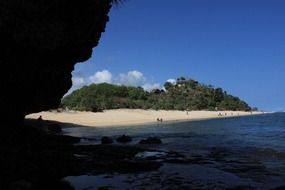 landscape with beach, indonesia, gunung kidul