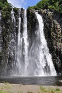 waterfalls white water flowing