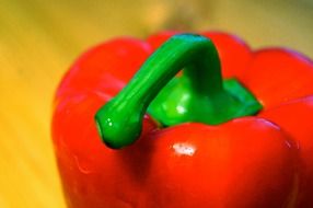 Red pepper closeup