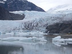 large cold glacier