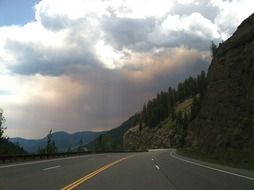 smoke highway clouds
