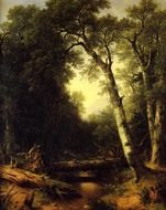 famous Asher Durand painting on canvas