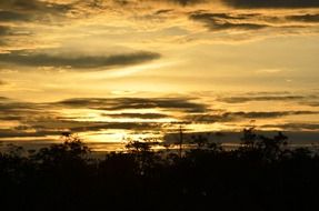 Beautiful sunset in Malaysia