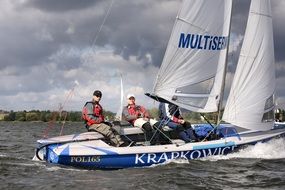 sailing group of people