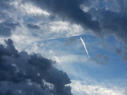 photo of lots of white clouds on a sky