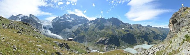 cloud sky mountains panorama