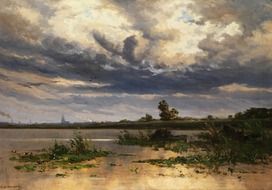 landscape picture edmond de schampheleer